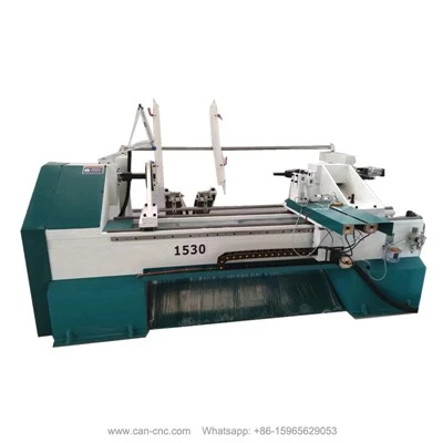 Kòmanse otomatik CNC bwa vire machin